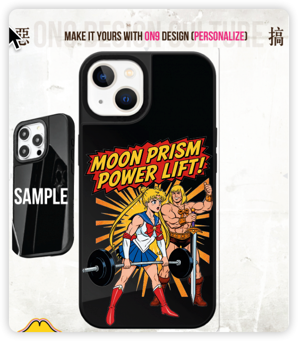 IPHONECASE13-17(Muscle Moon 力之美女變身)