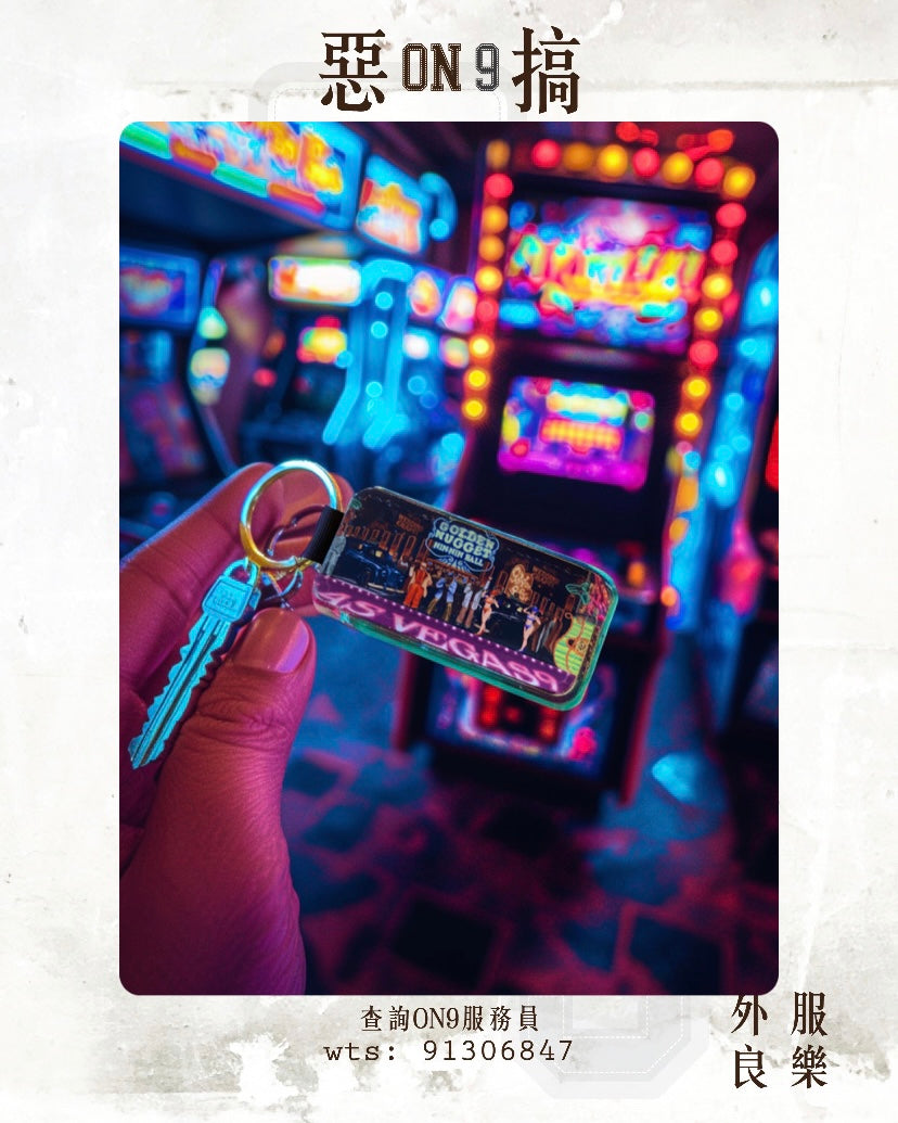 雙面keychain,電話繩飾物(街霸場境3)($19 +purchase)