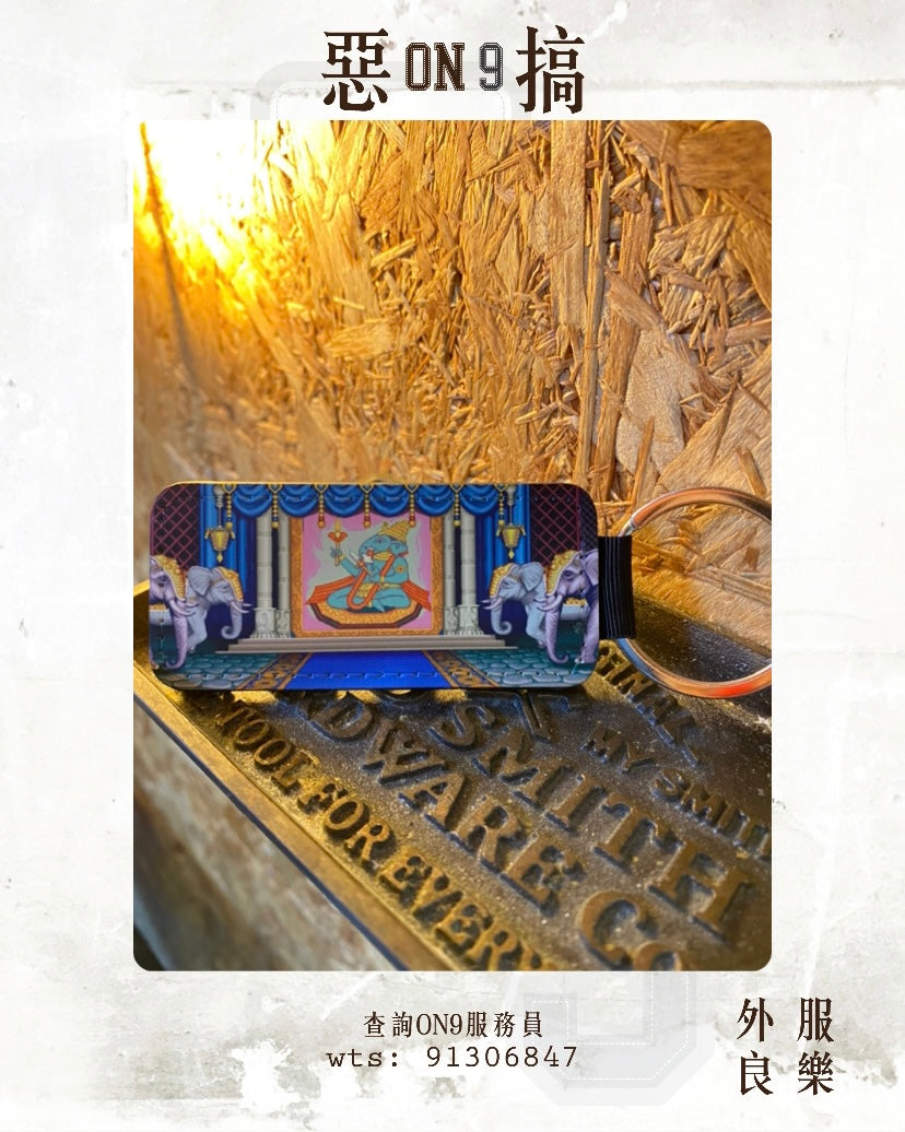 雙面keychain,電話繩飾物(街霸場境3)($19 +purchase)