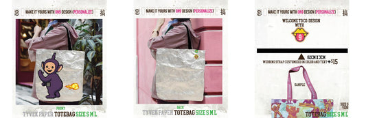 內有軟件DIY,選圖 Tyvek paper Bag