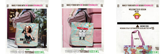內有軟件DIY,選圖 Tyvek paper Bag