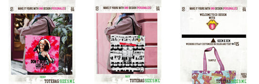 秒選惡搞圖案& DIY Canvas Bag