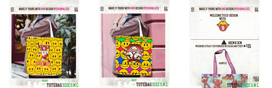 秒選惡搞圖案& DIY Canvas Bag