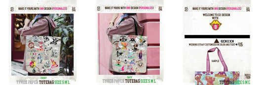 內有軟件DIY,選圖 Tyvek paper Bag