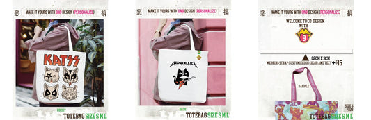 秒選惡搞圖案& DIY Canvas Bag