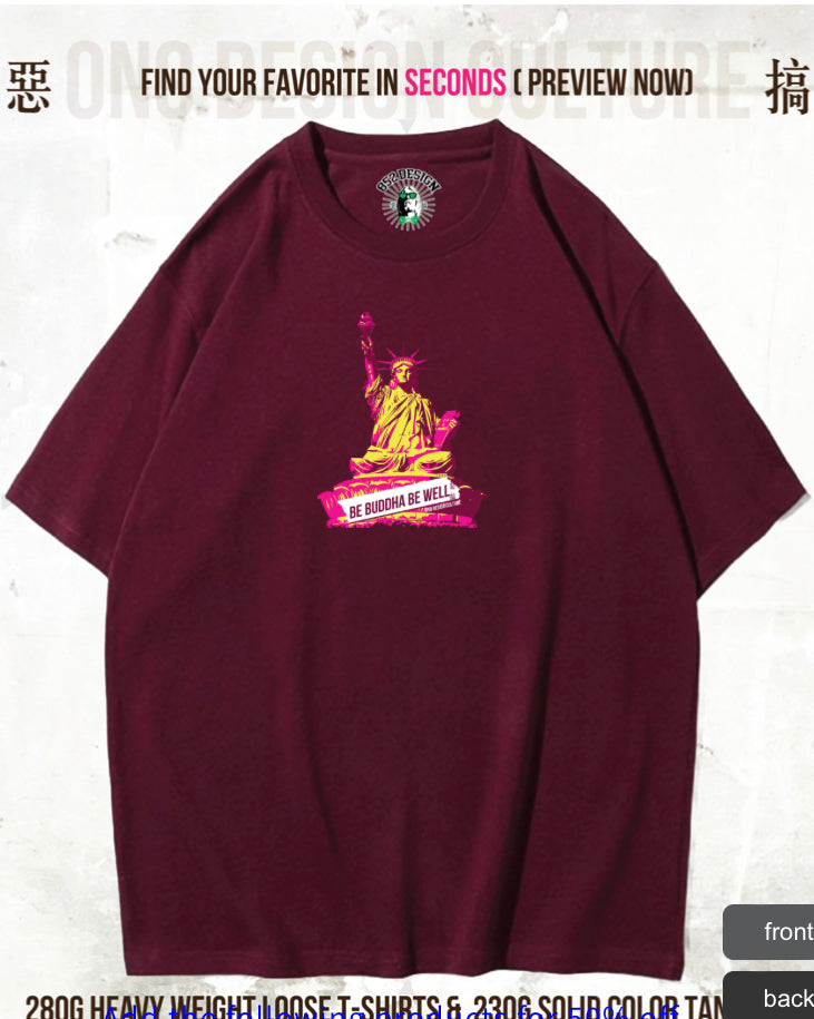 280G寬松重磅T(Parody classic brands)