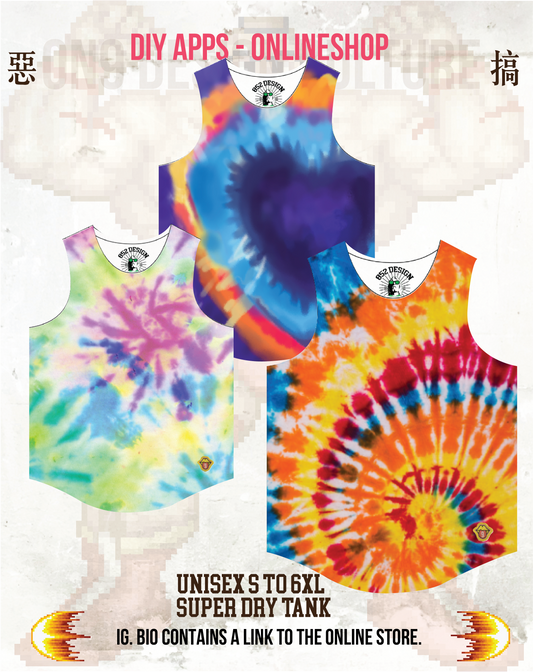 Superdry 扎染tie-dye背心