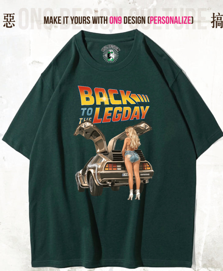 280G寬松重磅DTG print T(Parody Retro Film GYM)