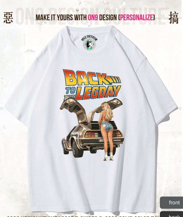 280G寬松重磅DTG print T(Parody Retro Film GYM)
