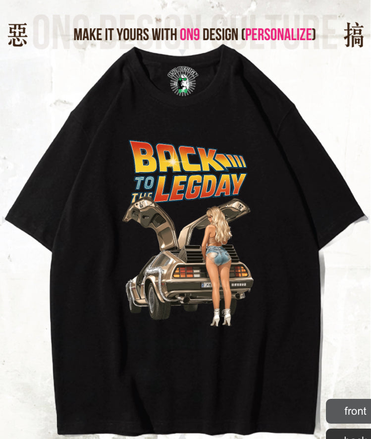 280G寬松重磅DTG print T(Parody Retro Film GYM)