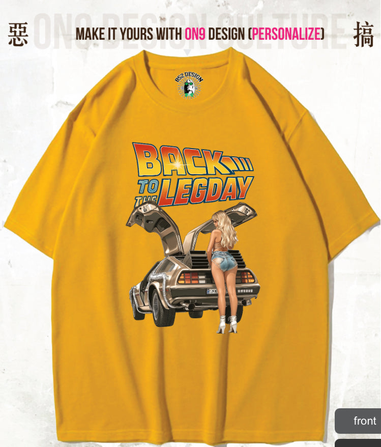 280G寬松重磅DTG print T(Parody Retro Film GYM)