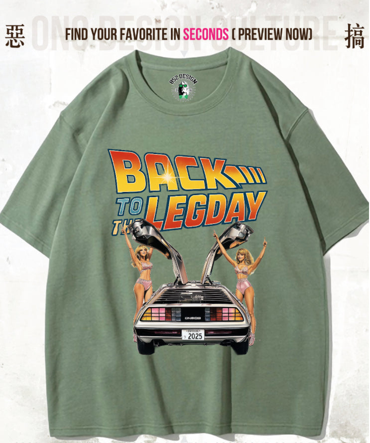 280G寬松重磅DTG print T(Parody Retro Film GYM)