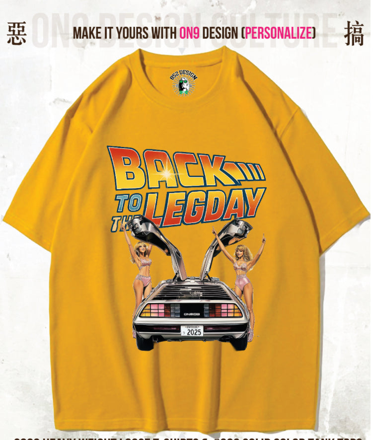 280G寬松重磅DTG print T(Parody Retro Film GYM)