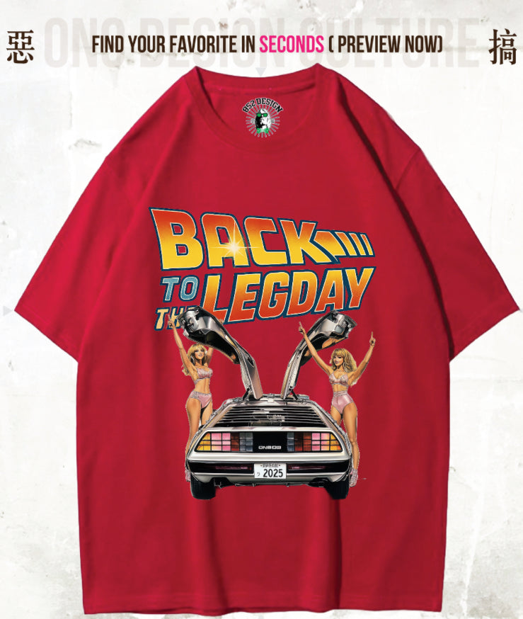 280G寬松重磅DTG print T(Parody Retro Film GYM)