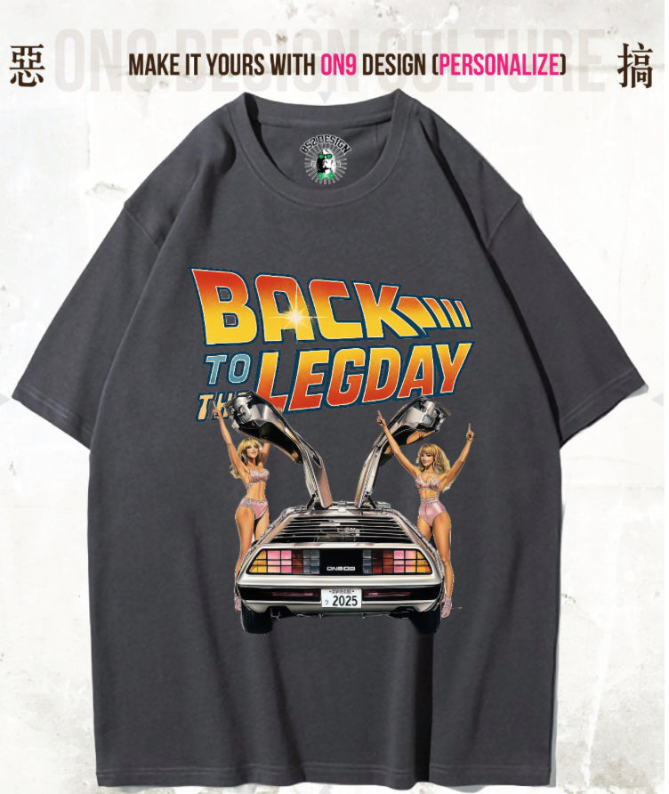 280G寬松重磅DTG print T(Parody Retro Film GYM)