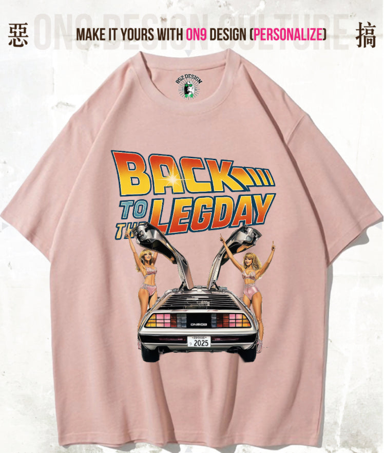 280G寬松重磅DTG print T(Parody Retro Film GYM)