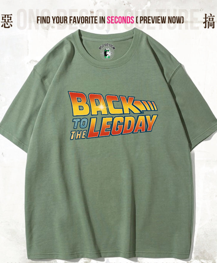 280G寬松重磅DTG print T(Parody Retro Film GYM)