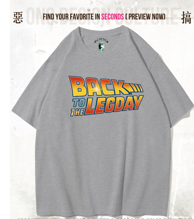 280G寬松重磅DTG print T(Parody Retro Film GYM)