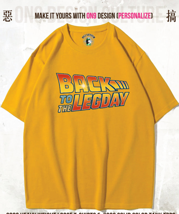 280G寬松重磅DTG print T(Parody Retro Film GYM)