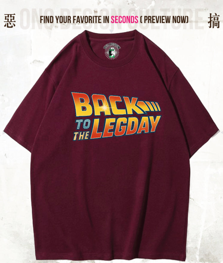 280G寬松重磅DTG print T(Parody Retro Film GYM)