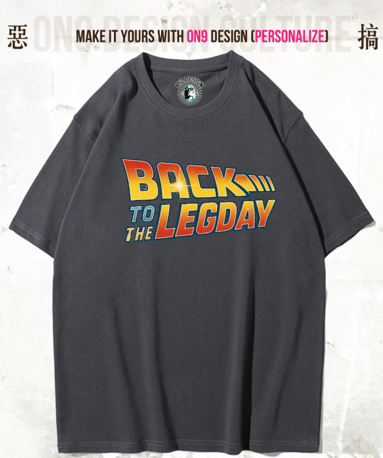 280G寬松重磅DTG print T(Parody Retro Film GYM)