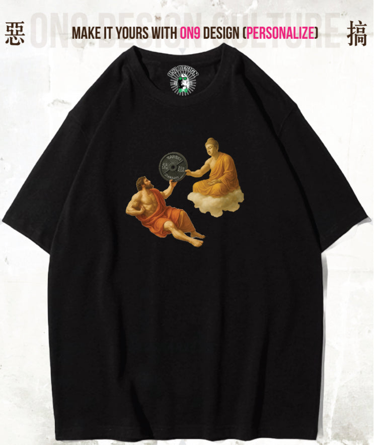 280G寬松重磅T & 230G Solid Vest(Buddhist & God cultivation)