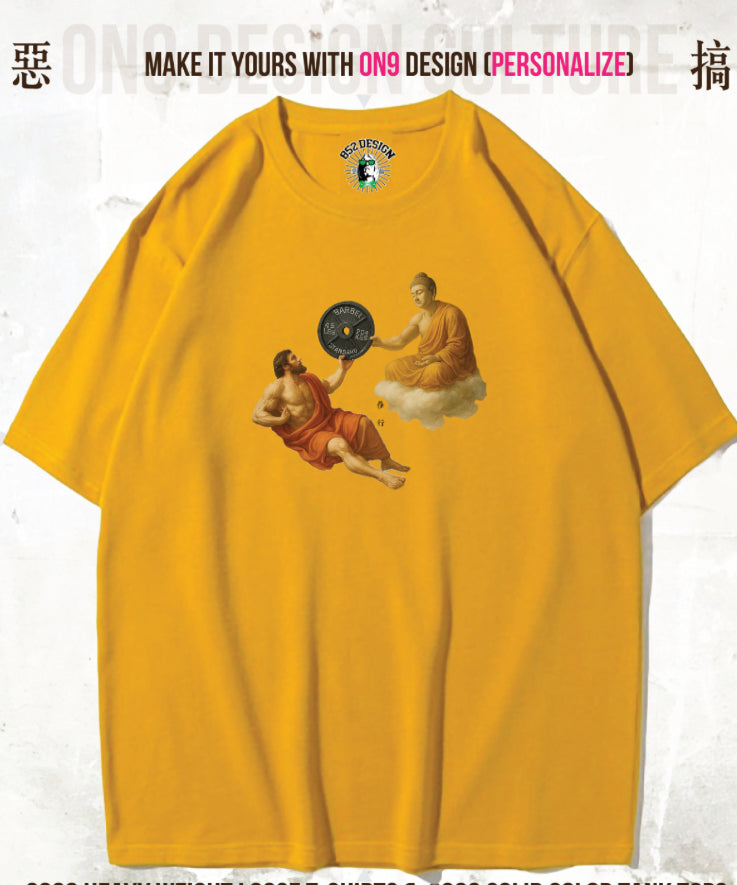 280G寬松重磅T & 230G Solid Vest(Buddhist & God cultivation)
