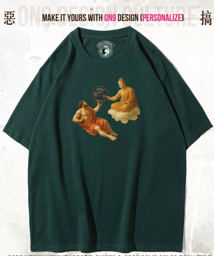 280G寬松重磅T & 230G Solid Vest(Buddhist & God cultivation)