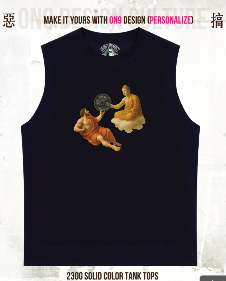 280G寬松重磅T & 230G Solid Vest(Buddhist & God cultivation)