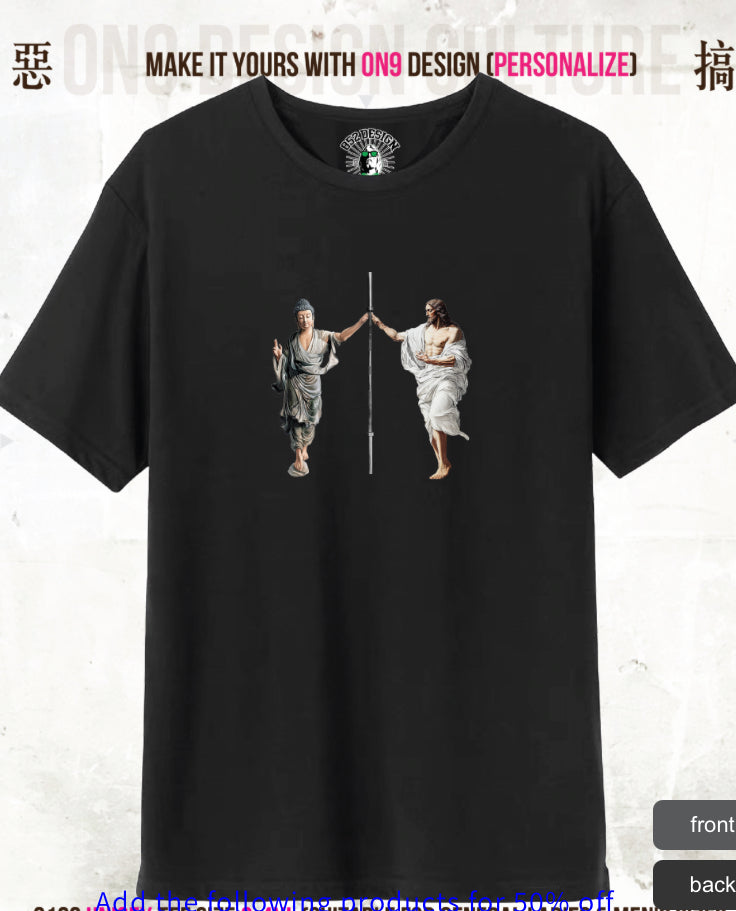 210G Unisex T(Pure and at ease,parody gods)