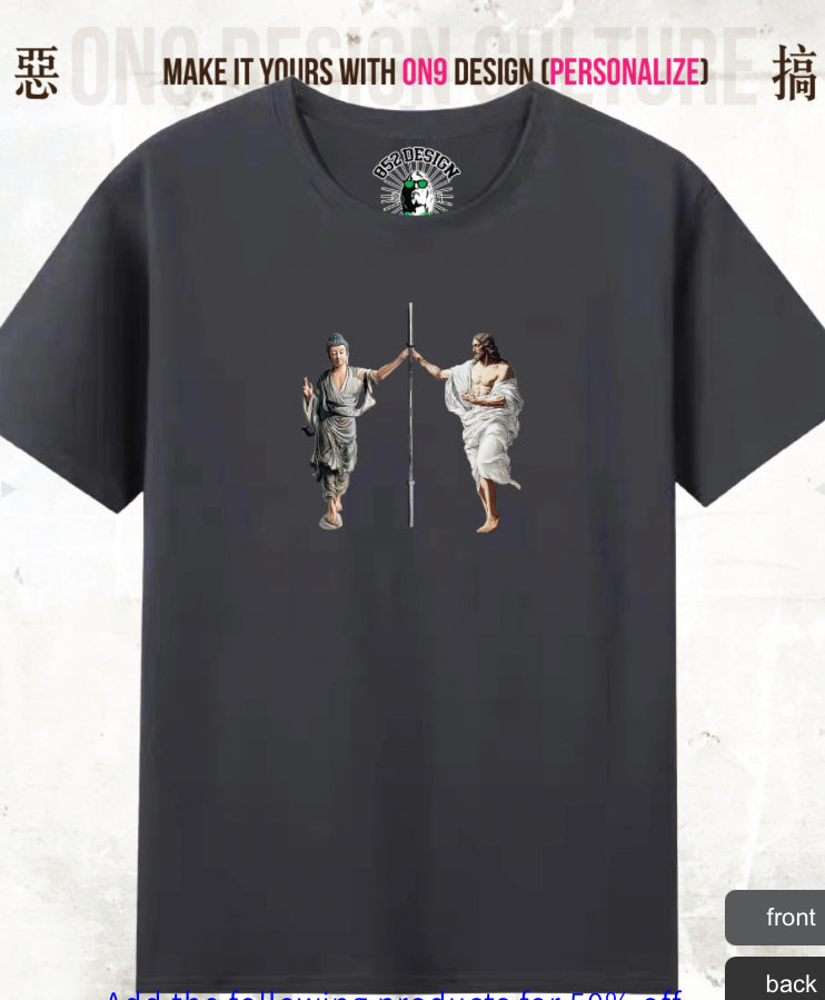 210G Unisex T(Pure and at ease,parody gods)