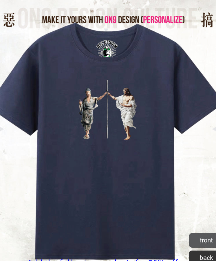 210G Unisex T(Pure and at ease,parody gods)