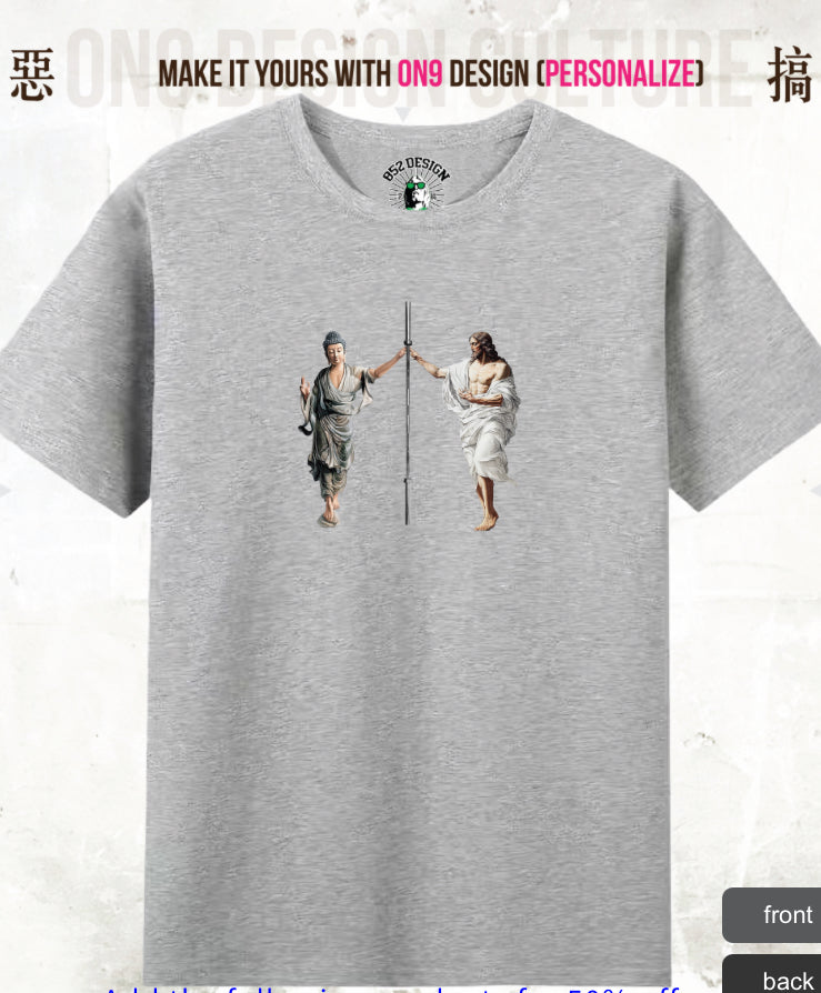 210G Unisex T(Pure and at ease,parody gods)