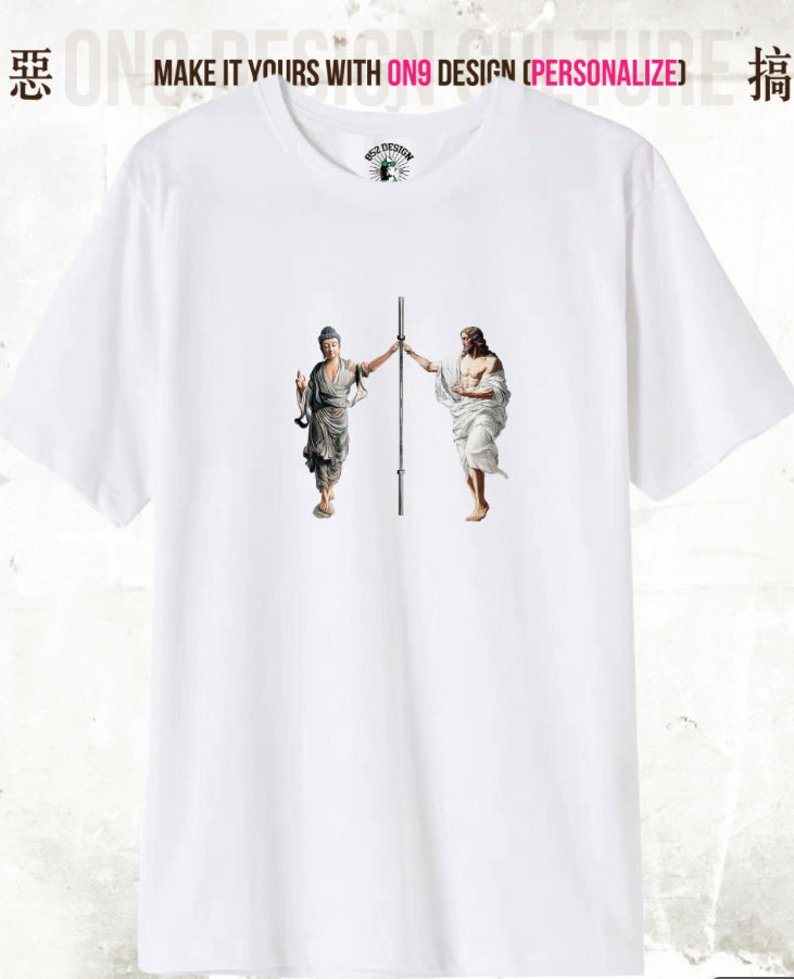 210G Unisex T(Pure and at ease,parody gods)