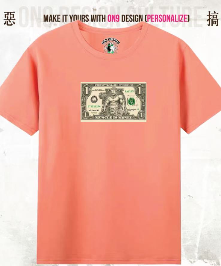 210G Unisex T(Muscle is Money)