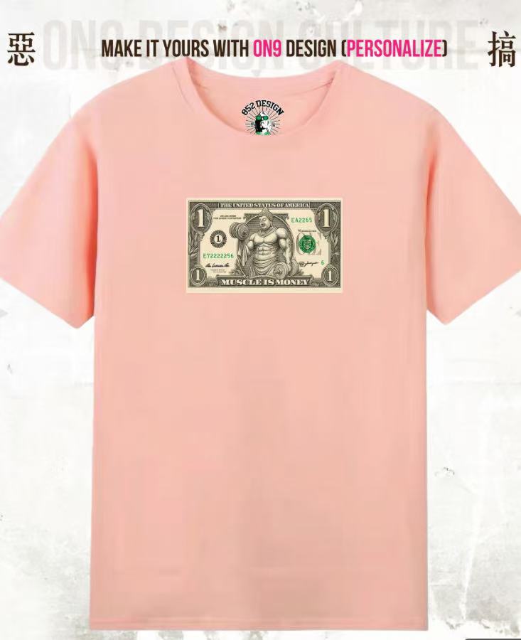 210G Unisex T(Muscle is Money)