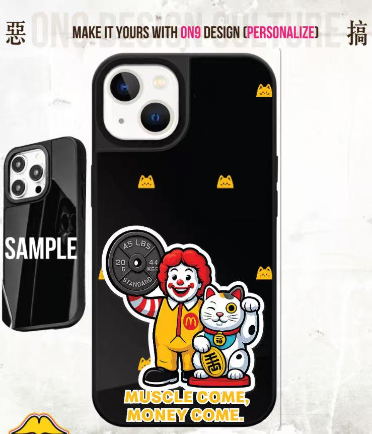 IPHONECASE13-17(毛主席也愛muscleX fastfood)