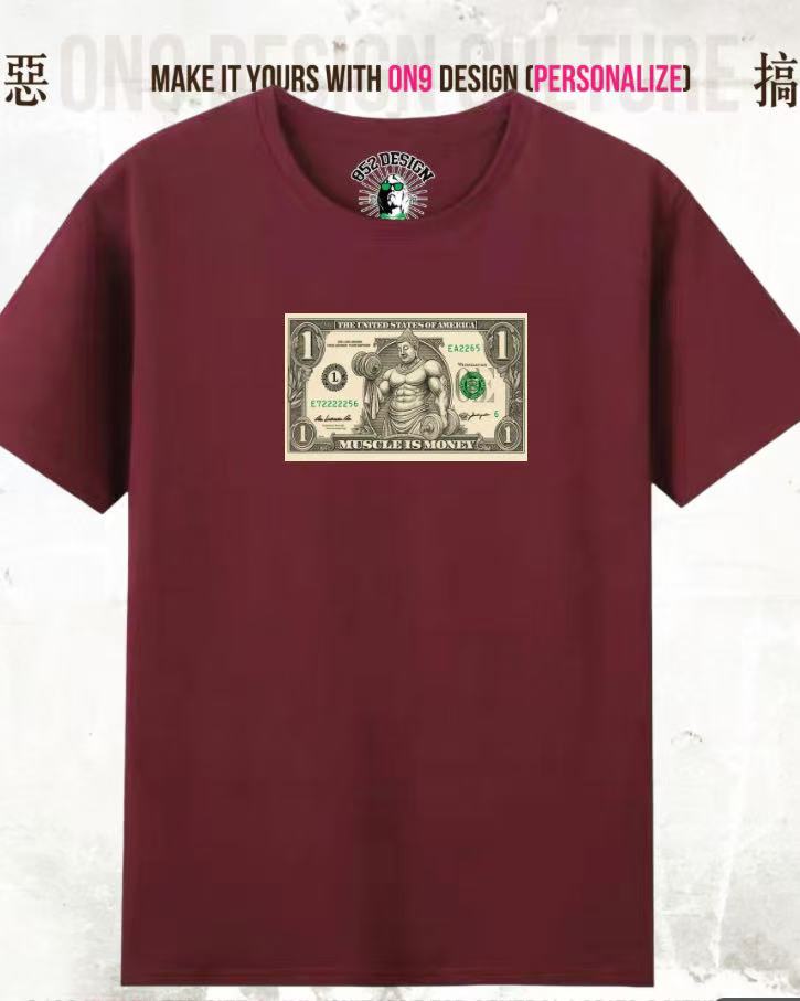 210G Unisex T(Muscle is Money)