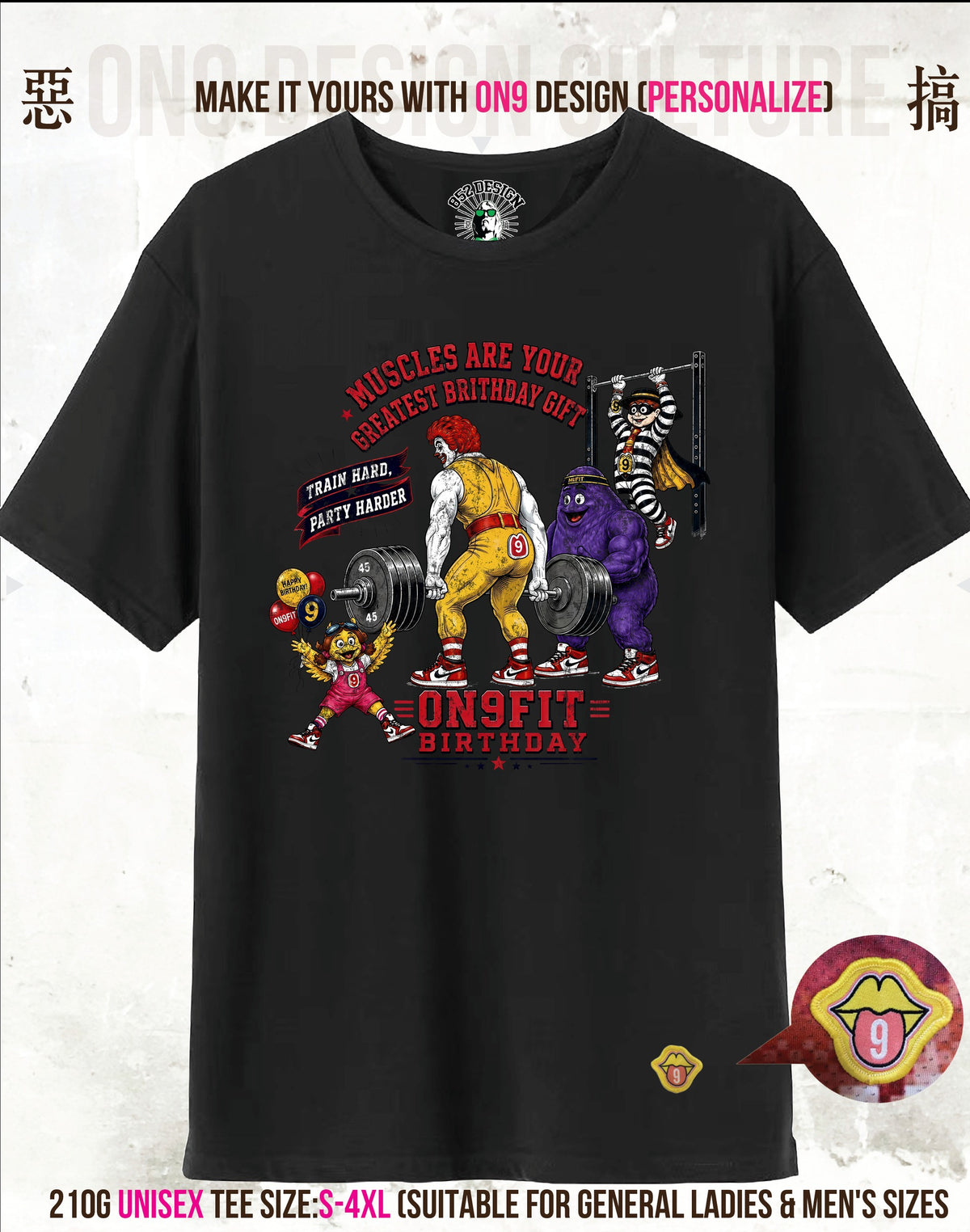 210G Unisex T(M9 FIT family)