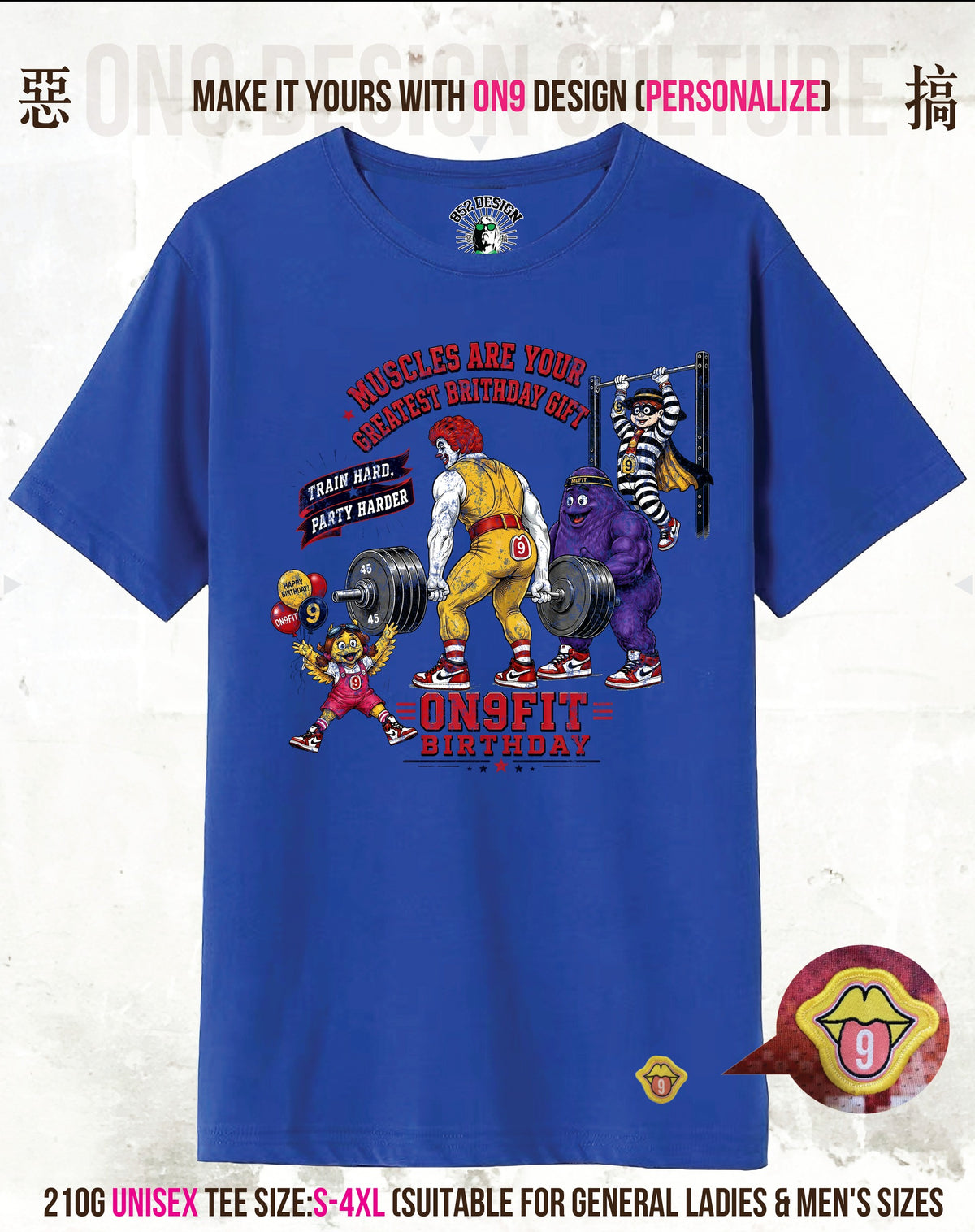 210G Unisex T(M9 FIT family)