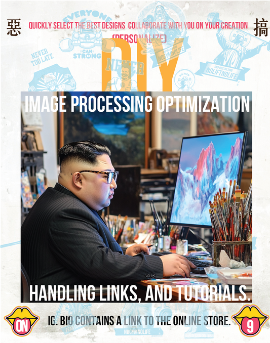 DIY圖像處理優化,網站連結及教學Image processing optimization, handling links, and tutorials