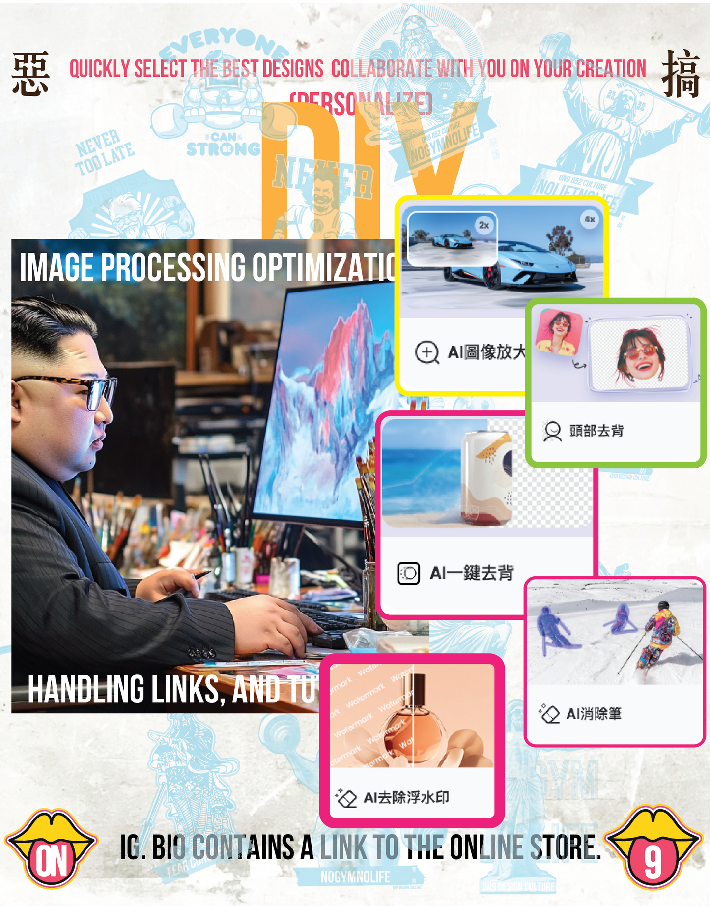 DIY&選圖軟件產品分類(hyperlink map連結)