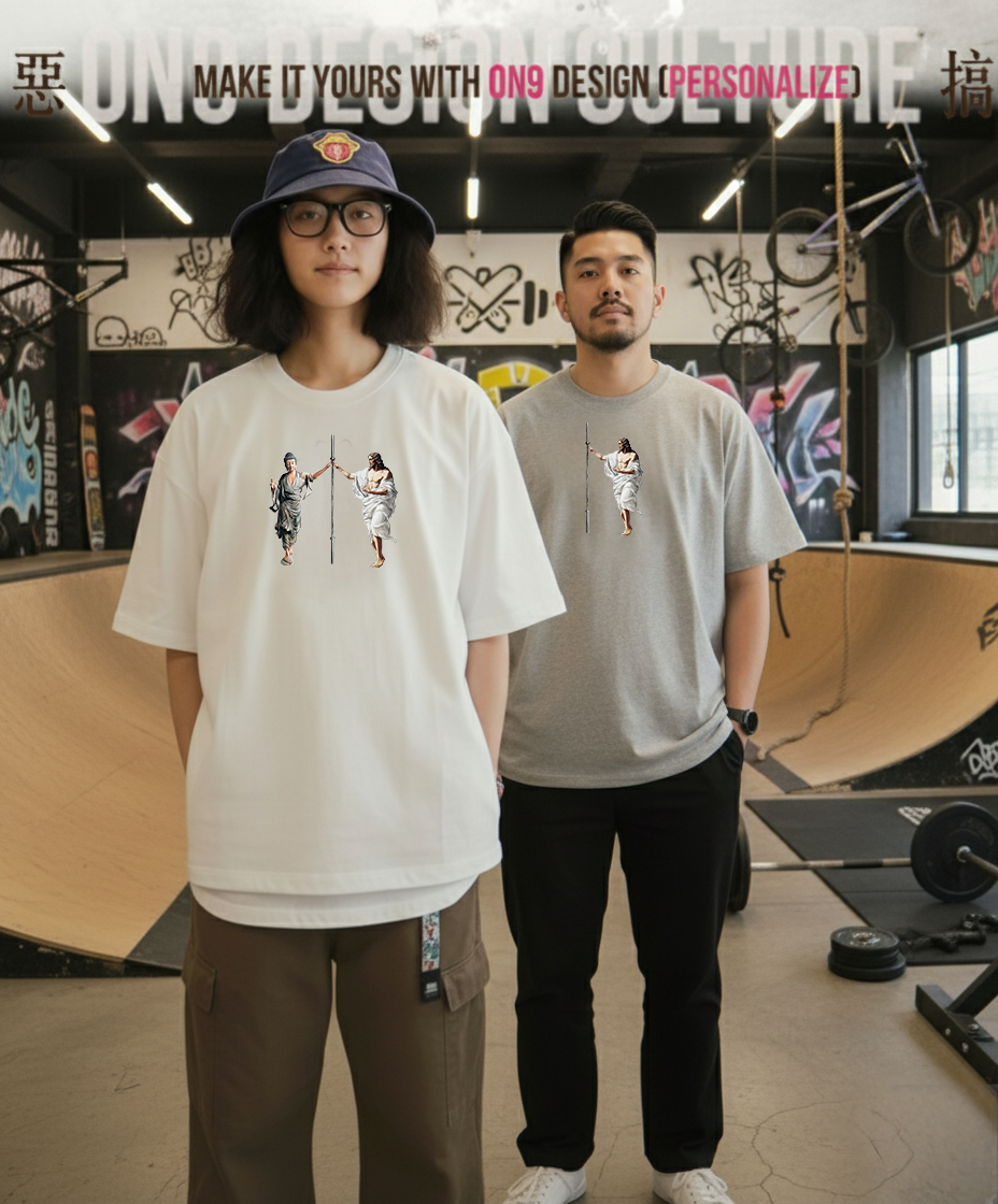 210G Unisex T(Pure and at ease,parody gods)