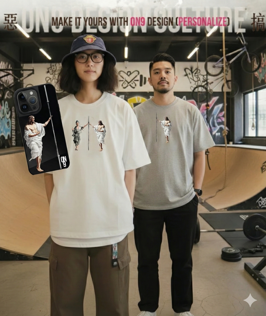 210G Unisex T(Pure and at ease,parody gods)