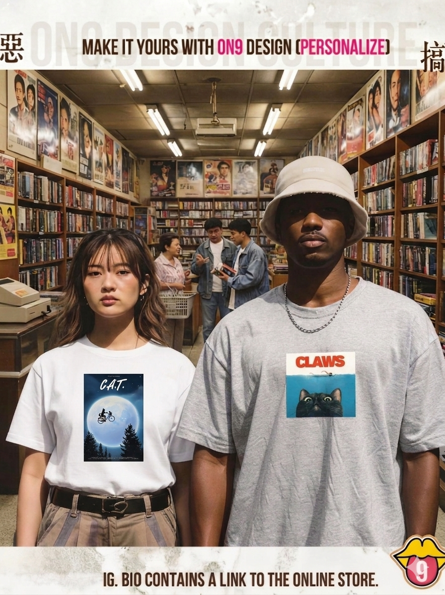210G Unisex T(Meow-vie Universe2)