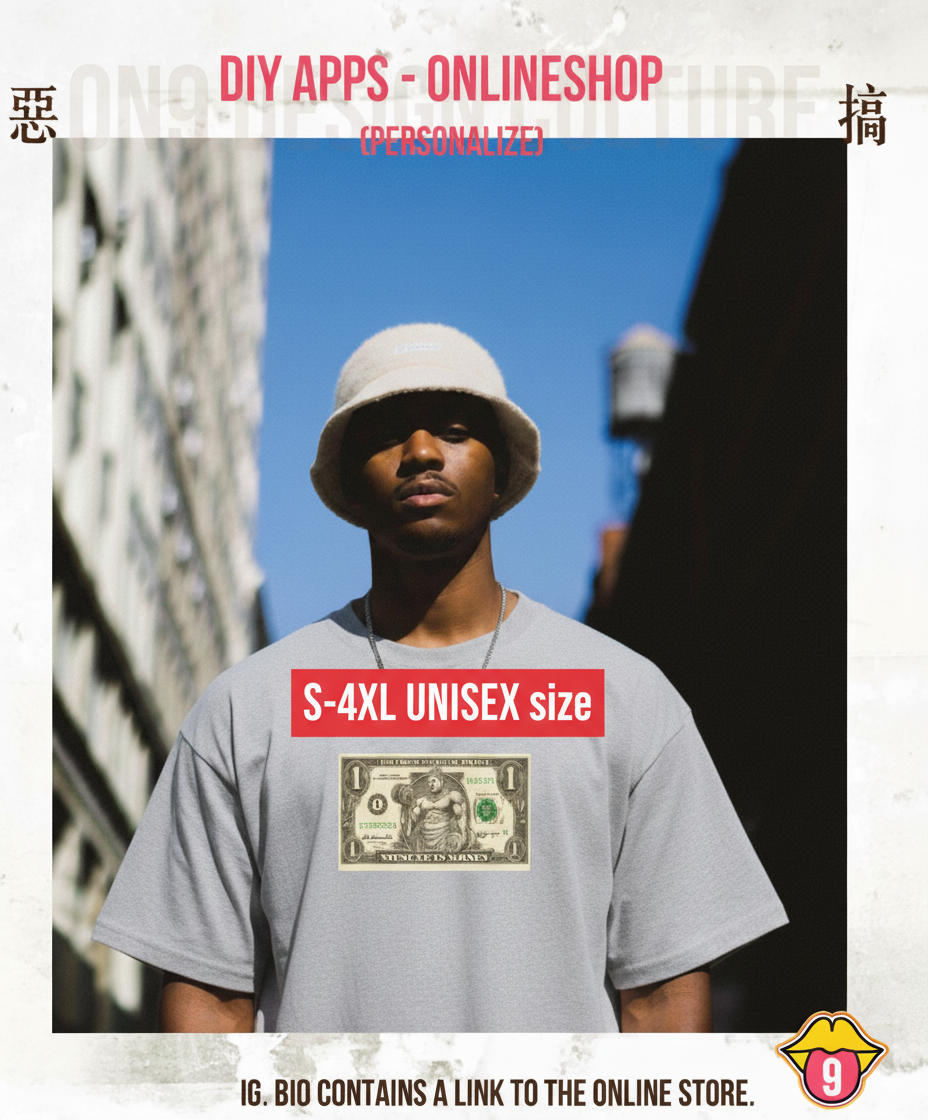 210G Unisex T(Muscle is Money)