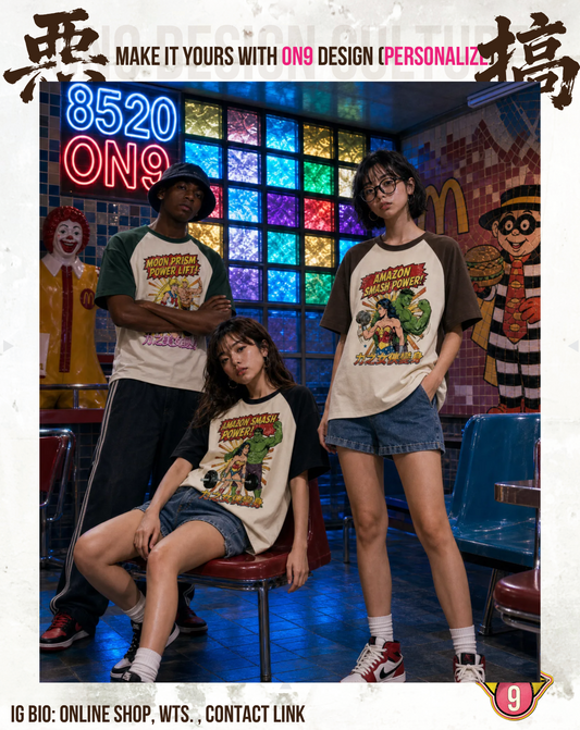 200G Unisex baseball T(Moon Prism Power)(S-5XL)