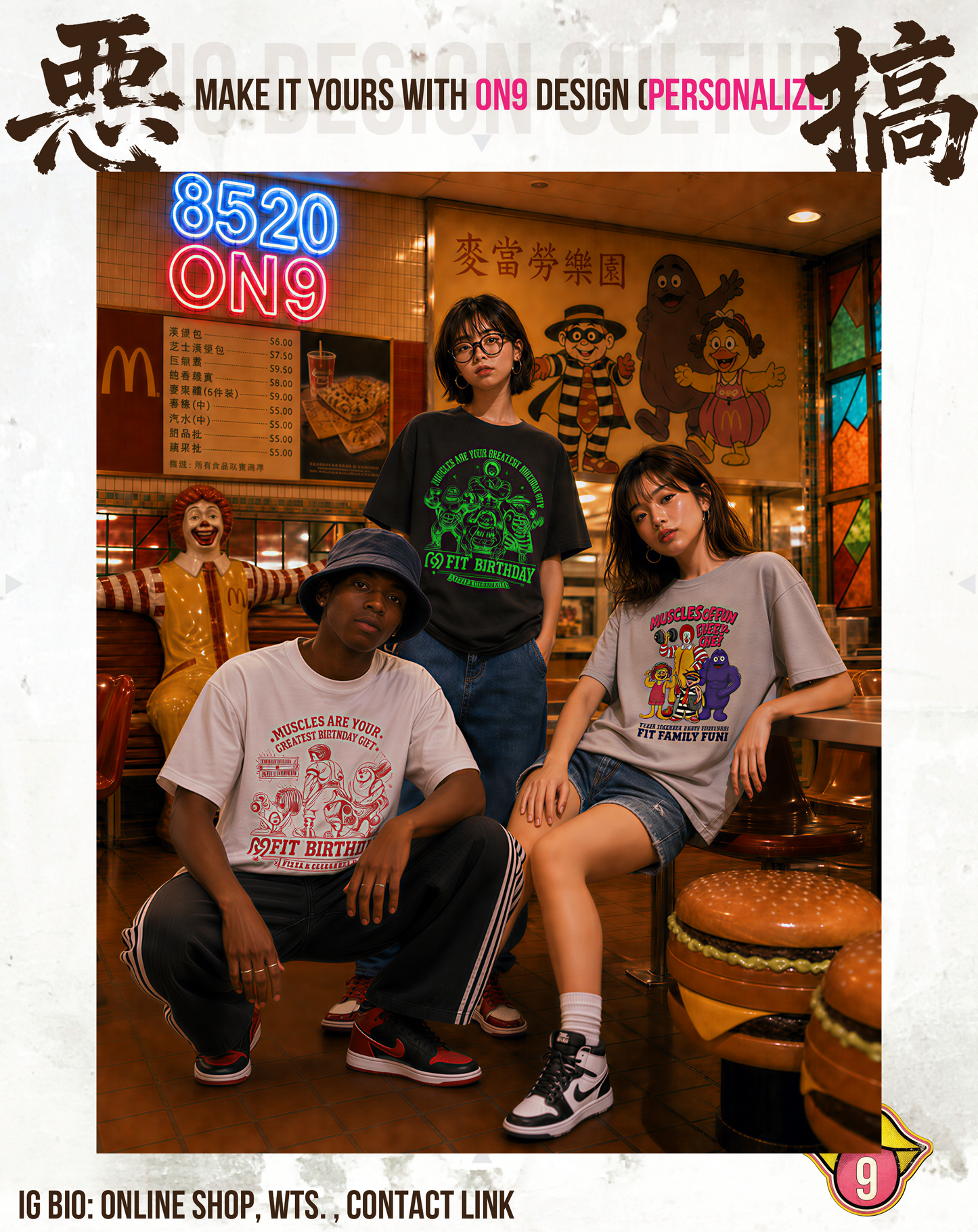 210G Unisex T(M9 FIT family)