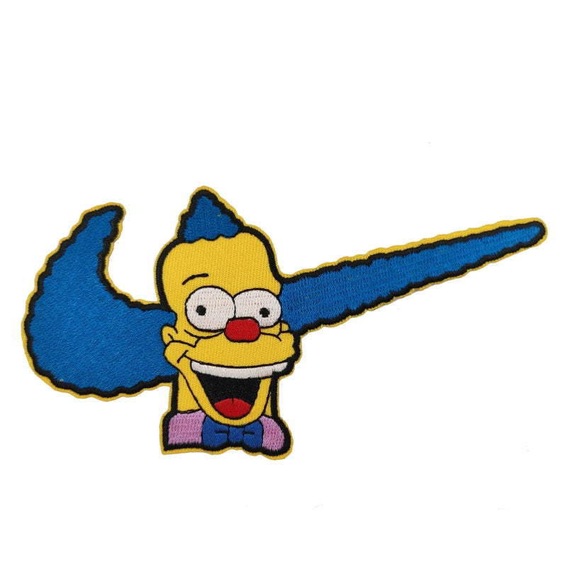 The Simpsons Peripheral Sweater DIY Simpsons Cartoon Character Embroidery Badge Patch Cloth Sticker