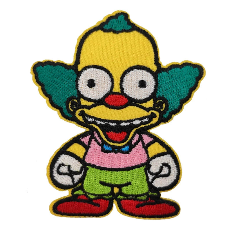 The Simpsons Peripheral Sweater DIY Simpsons Cartoon Character Embroidery Badge Patch Cloth Sticker